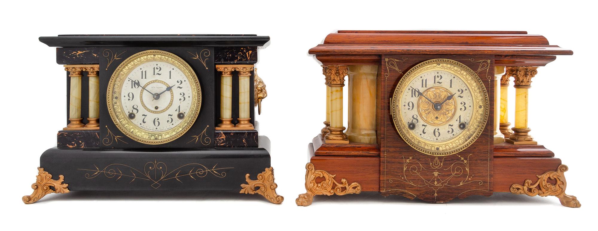 Two American Mantel Clocks