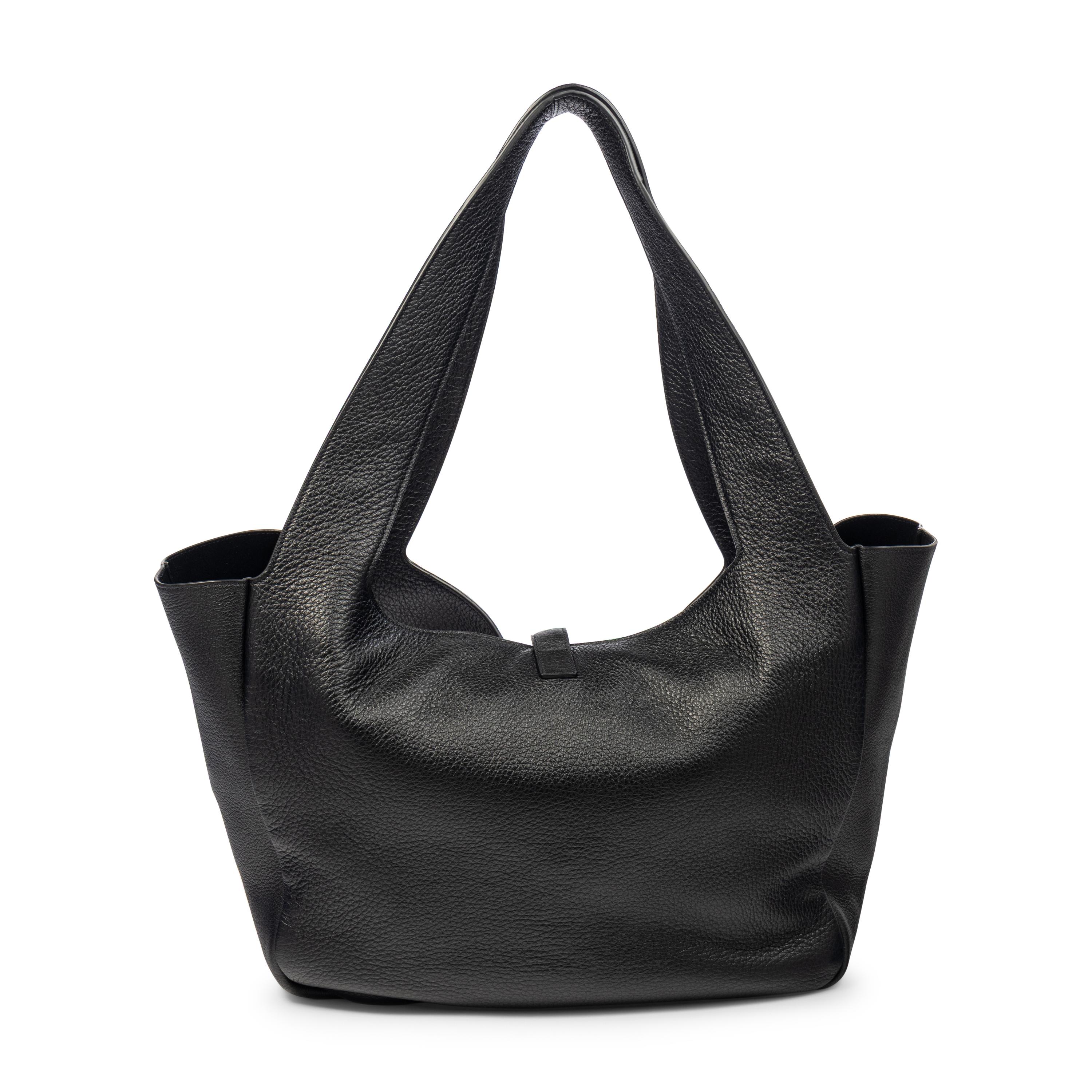 SAINT LAURENT, MEDIUM LEATHER SHOPPING TOTE