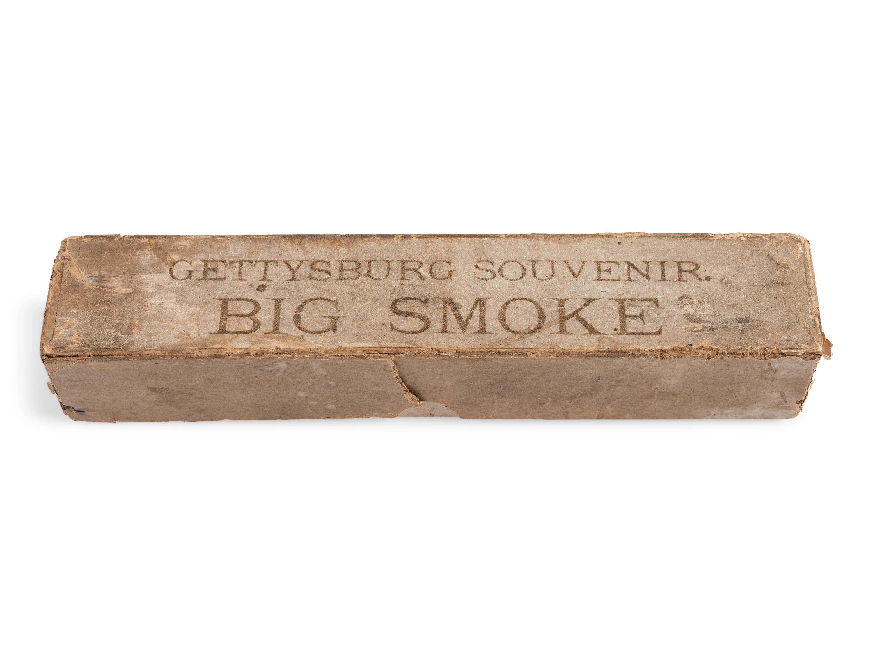 Gettysburg 50th Anniversary "Big Smoke" souvenir cigar. 1914.