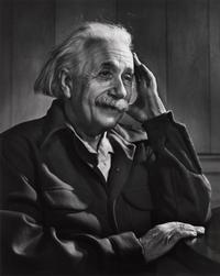 [EINSTEIN, Albert]. KARSH, Yousuf (1908-2002), photographer. Group of 4 photographs of Albert Einstein. Ca 1948 (but printed later, ca 1959).