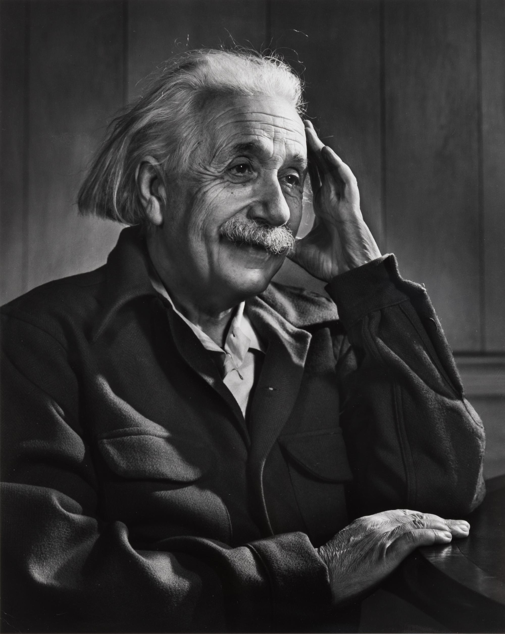 [EINSTEIN, Albert]. KARSH, Yousuf (1908-2002), photographer. Group of 4 photographs of Albert Einstein. Ca 1948 (but printed later, ca 1959).