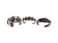 Navajo Silver and Turquoise Cuff Bracelets