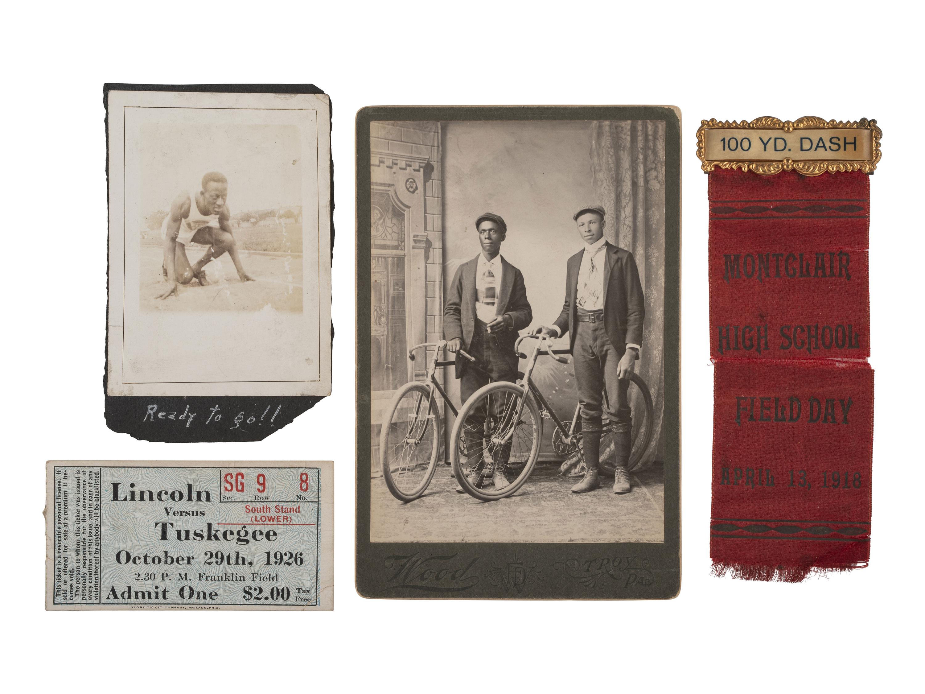 [SPORTS]4 items related to African Americans engaging in athletic and leisure activities, comprising