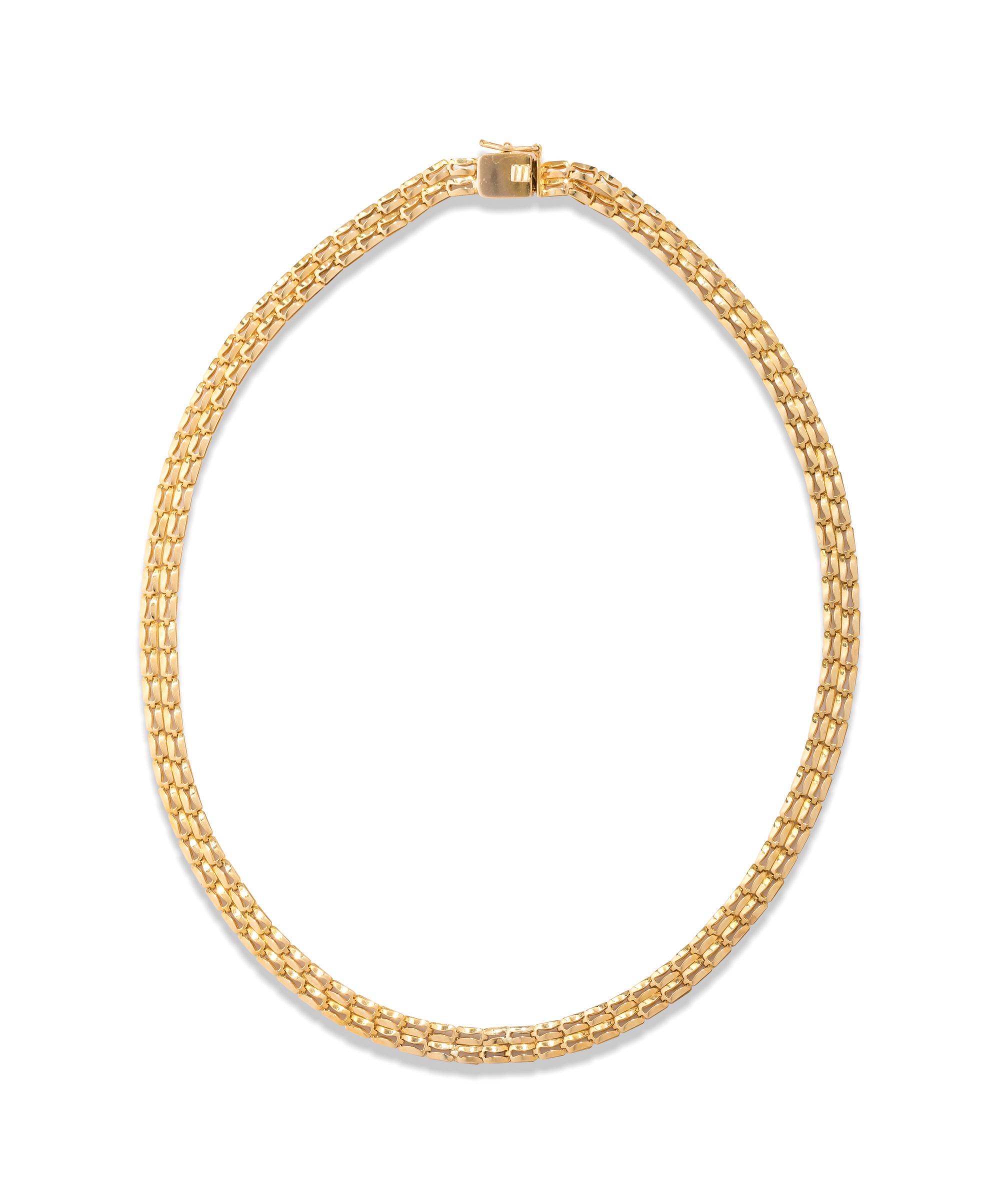 YELLOW GOLD NECKLACE