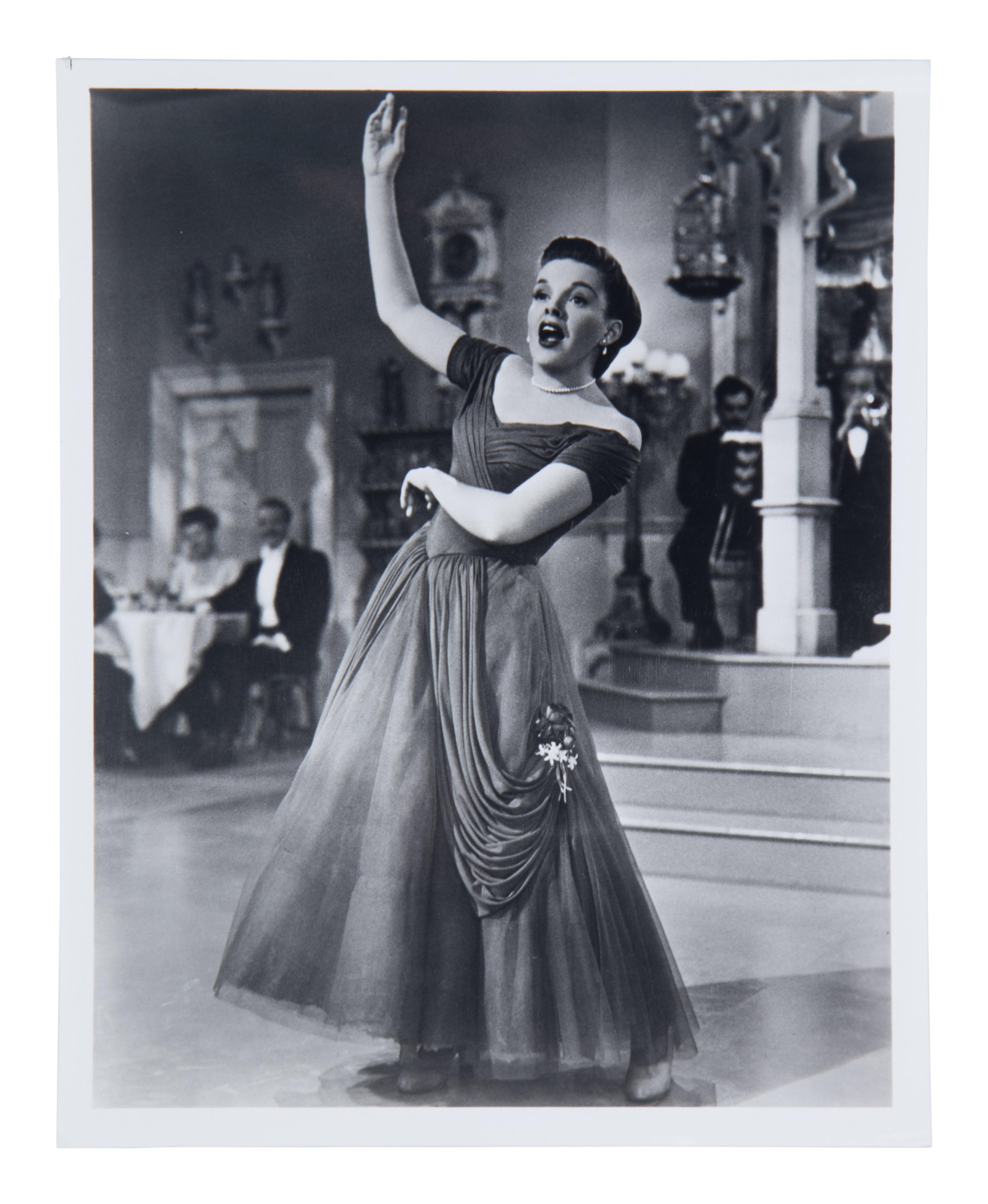 Judy Garland In the Good Old Summertime Irene Gown Accompanied by A Trio of Studio Images, 1949
