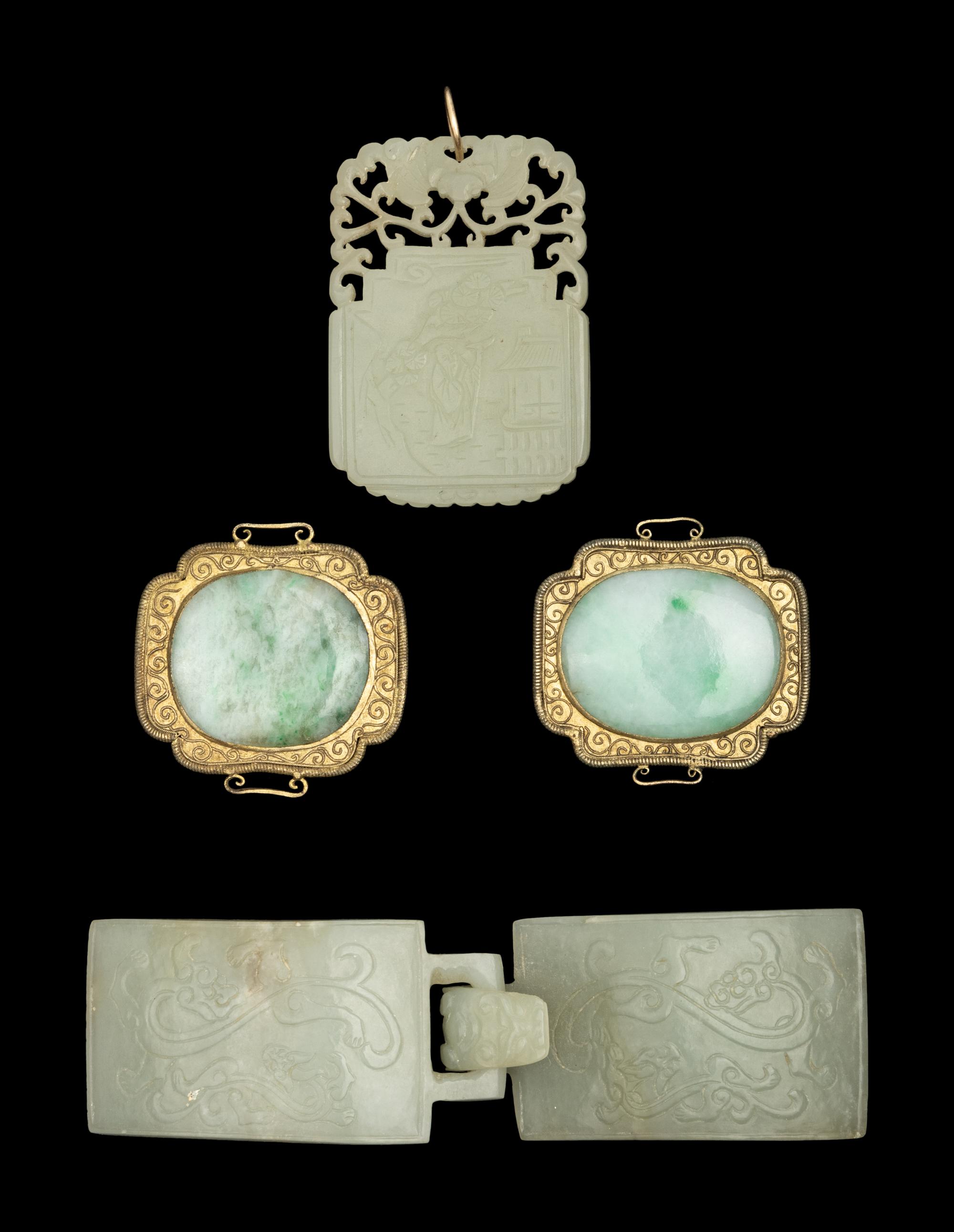Three Chinese Jade and Jadeite Articles