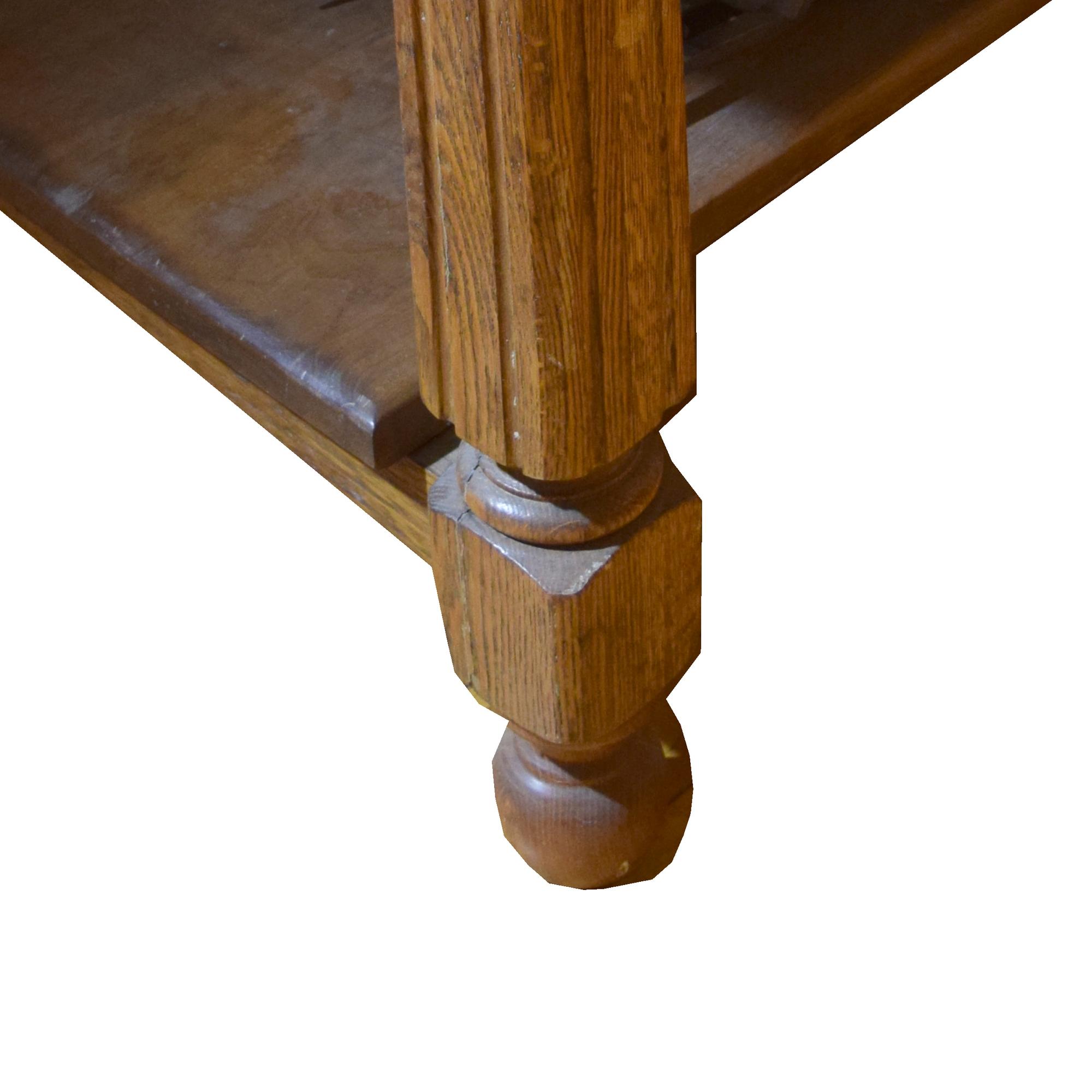An Oak Draper's Table 136.5" W x 36.5" D x 32" H — Argentine, 20th Century