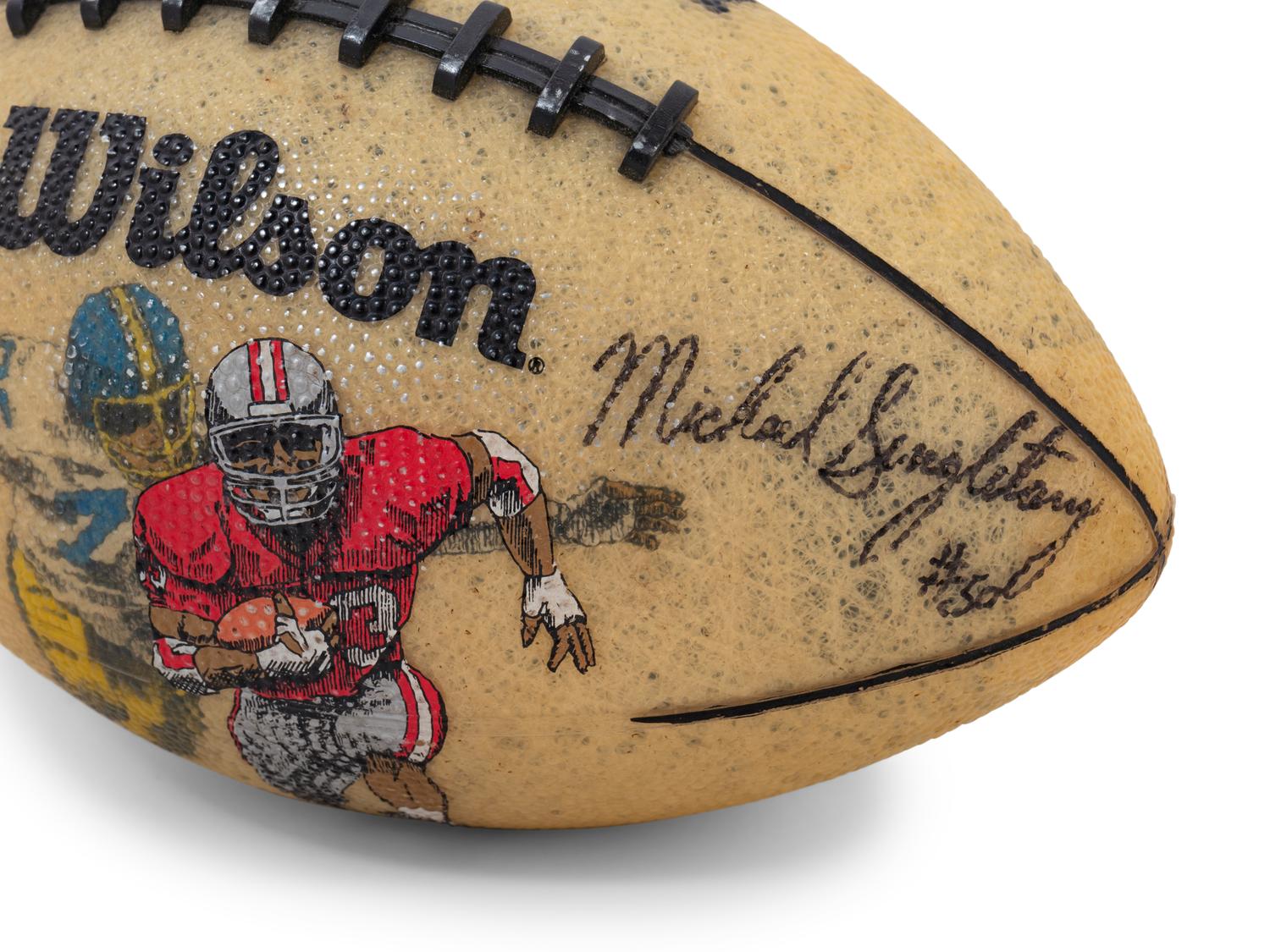 A Group of Chicago Bears Hall of Fame Signed Autograph Footballs Including Walter Payton (BAS Beckett Authentication Services Certified),