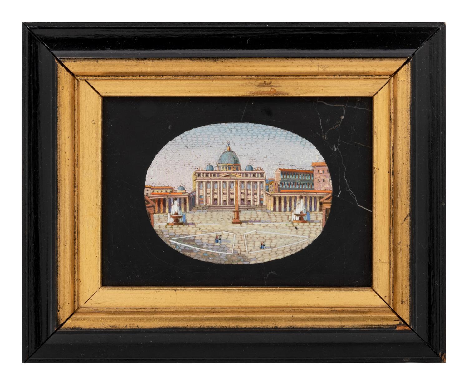 Two Italian Micromosaic Miniature Panels