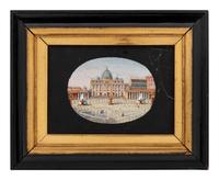 Two Italian Micromosaic Miniature Panels