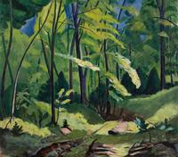Mountfort Coolidge (American, 1888-1954) — Forrest Scene, 1914