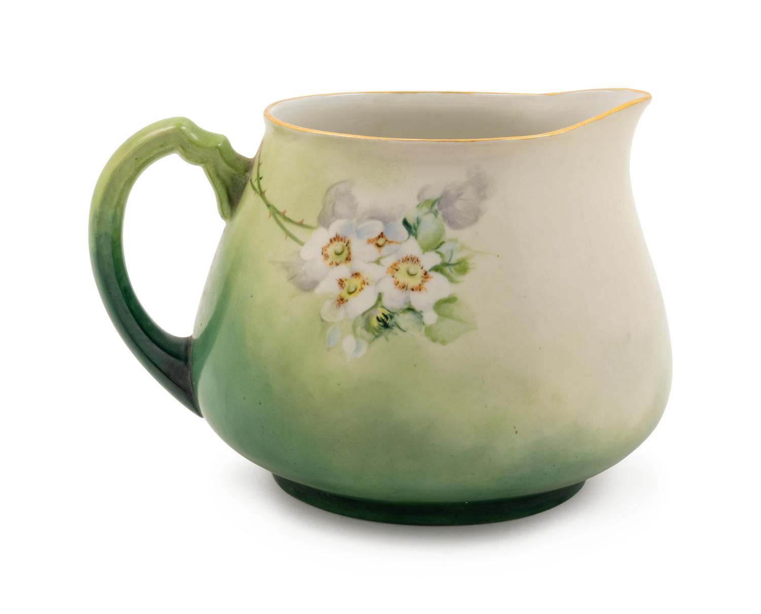A Limoges Porcelain Pitcher