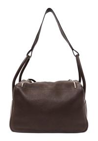 An Hermes Cafe Taurillon Clemence Lindy 34 Handbag, 13.5" x 8" x 7".