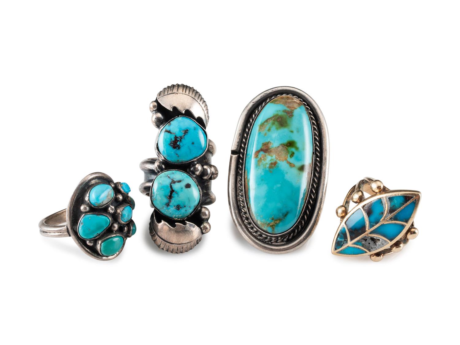 Navajo and Zuni Rings