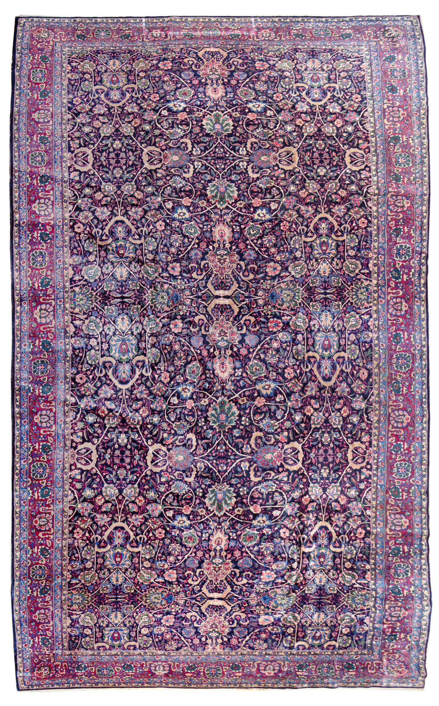 A Kirman Wool Rug 21 feet 4 inches x 10 feet 6 inches. — FIRST HALF 20TH CENTURY