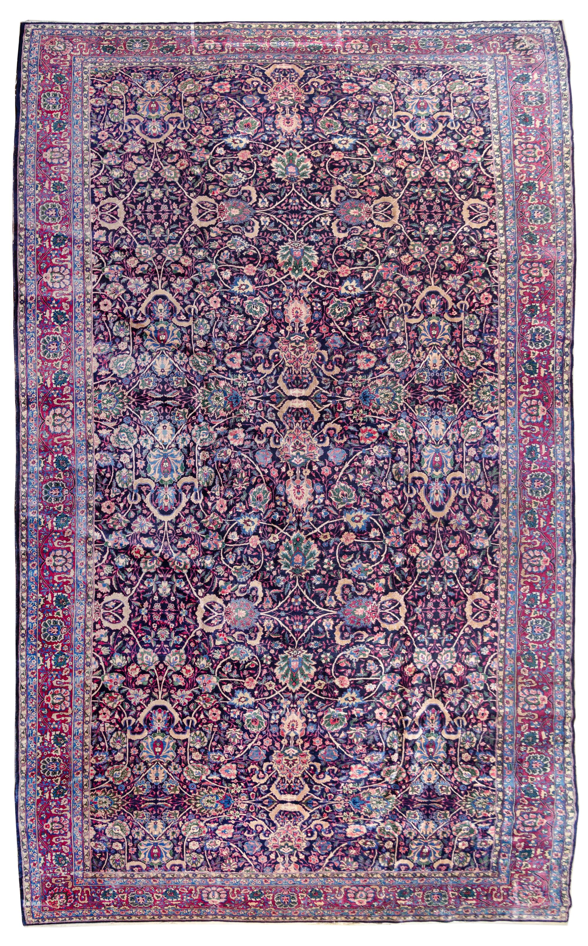 A Kirman Wool Rug 21 feet 4 inches x 10 feet 6 inches. — FIRST HALF 20TH CENTURY