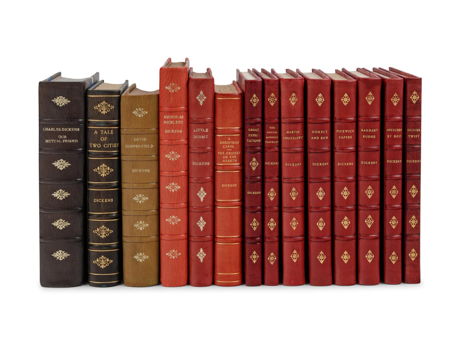 [BINDINGS]. DICKENS, Charles (1812-1870). A group of 14 works in 14 volumes, including: