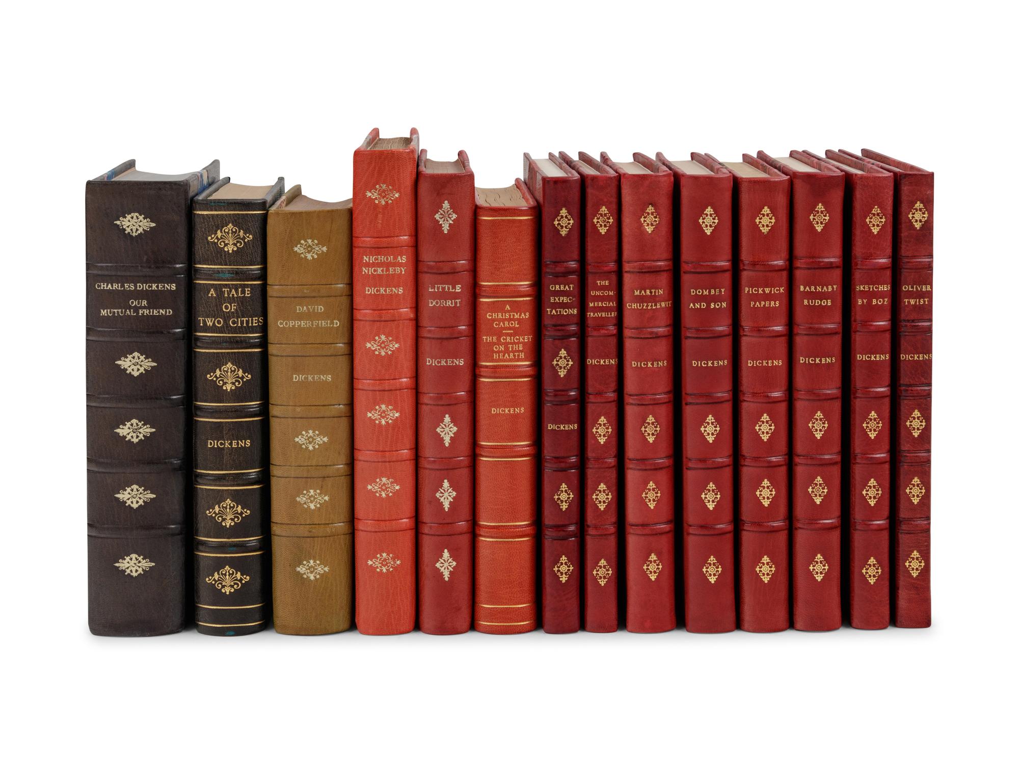 [BINDINGS]. DICKENS, Charles (1812-1870). A group of 14 works in 14 volumes, including: