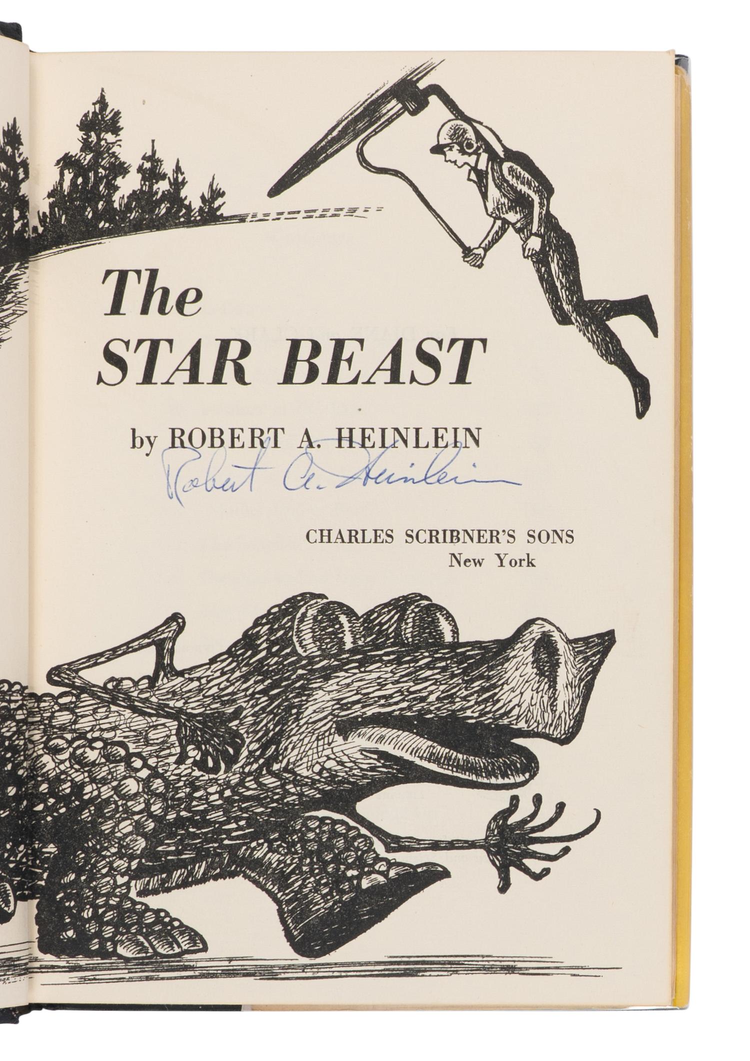 HEINLEIN, Robert A. (1907-1988). The Star Beast . New York: Charles Scribner's Sons, 1954.