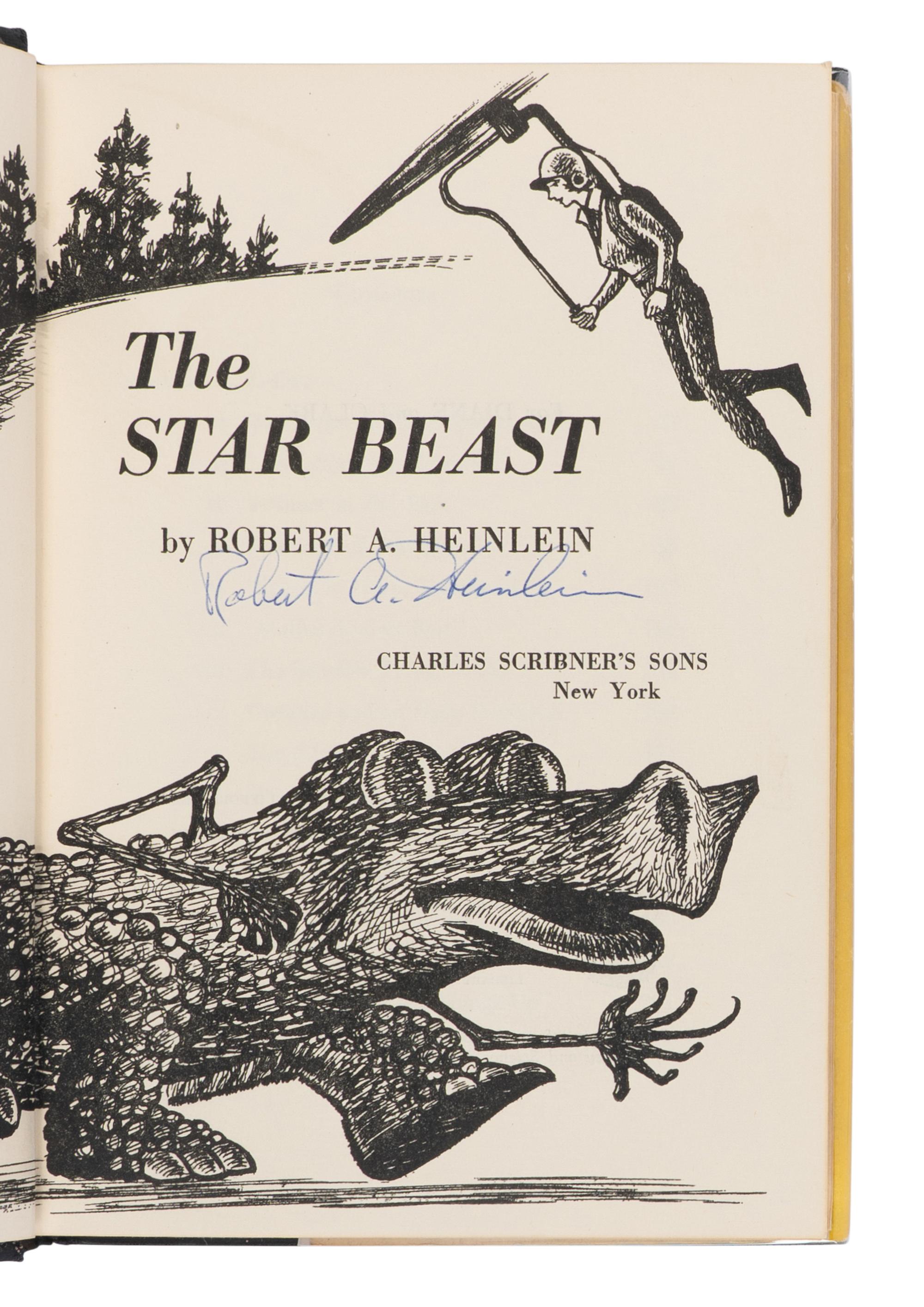 HEINLEIN, Robert A. (1907-1988). The Star Beast . New York: Charles Scribner's Sons, 1954.