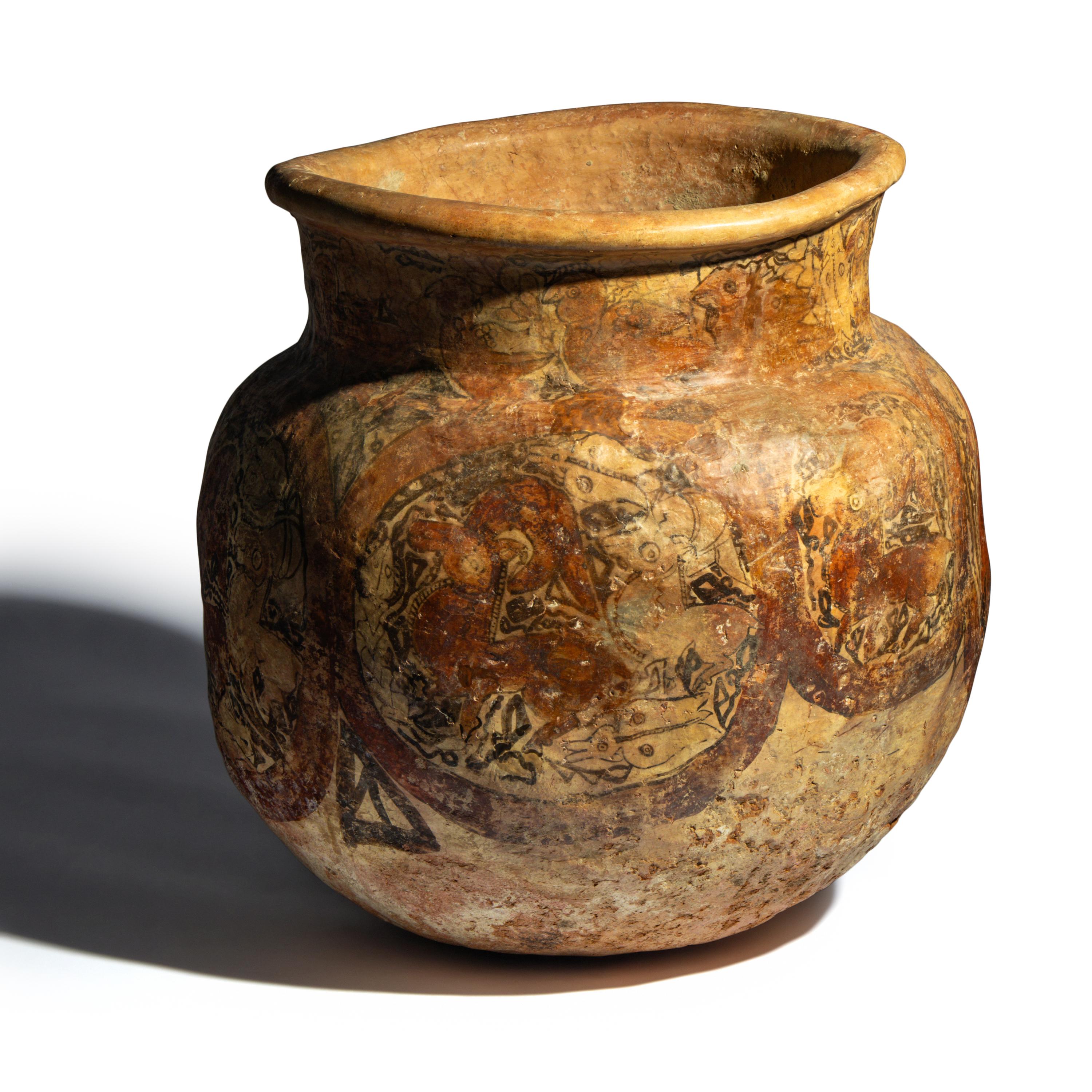 A Kushan Polychrome Vessel