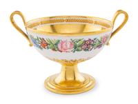 A Sèvres Porcelain Footed Bowl ( Coupe à Bouillon Hémisphérique )