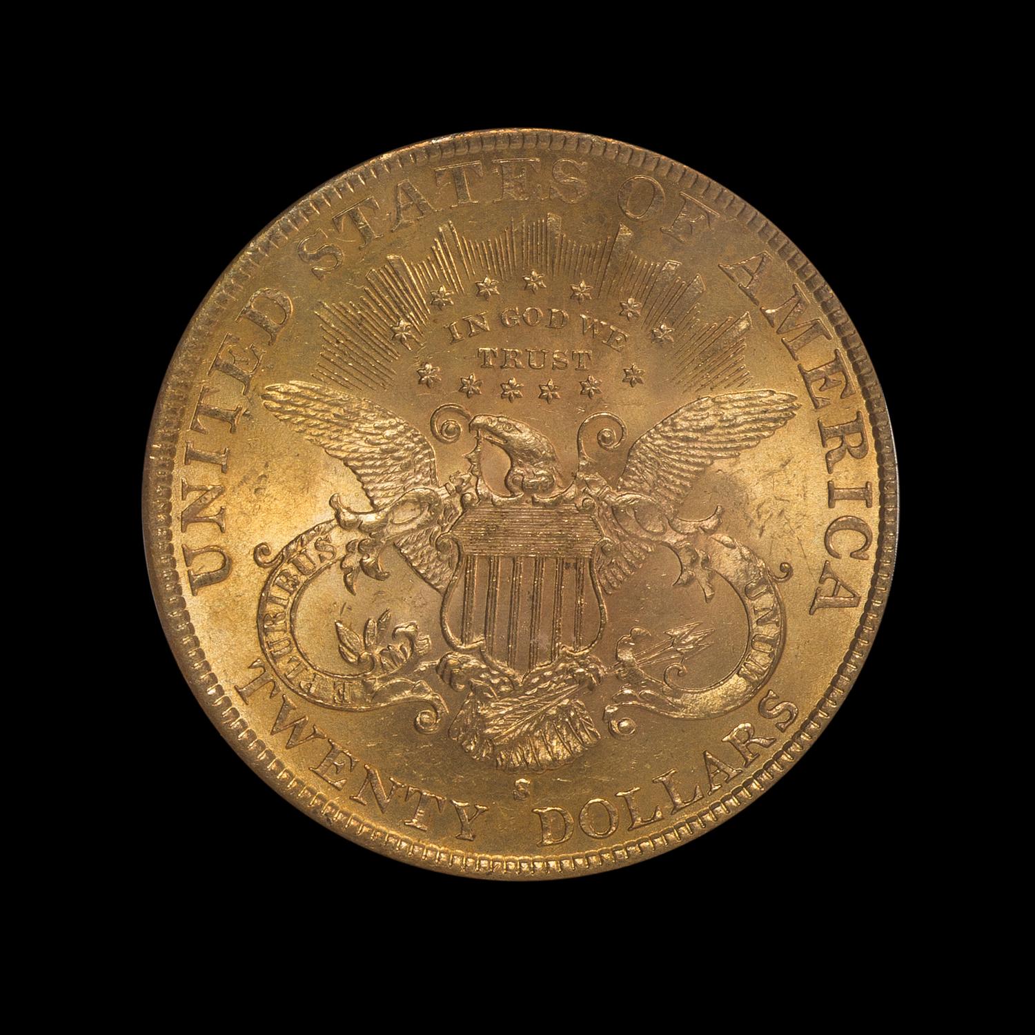 A United States 1900-S Liberty Head $20 Gold Coin