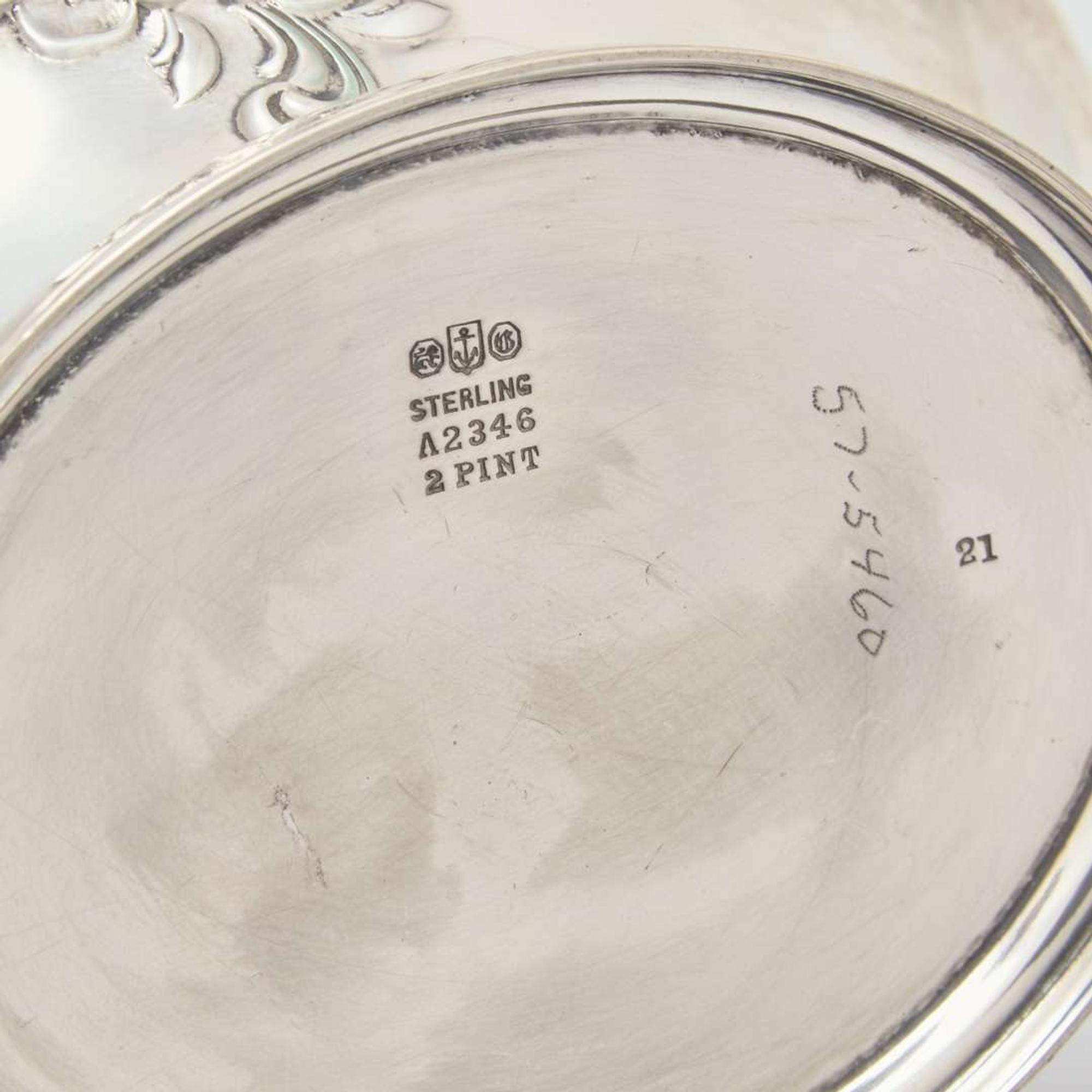 A sterling silver kettle-on-stand Gorham Mfg. Co., Providence, RI, 20th century