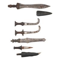 Lot of 5 African Edged Weapons