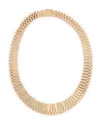 YELLOW GOLD NECKLACE AND CLIP EARRINGS