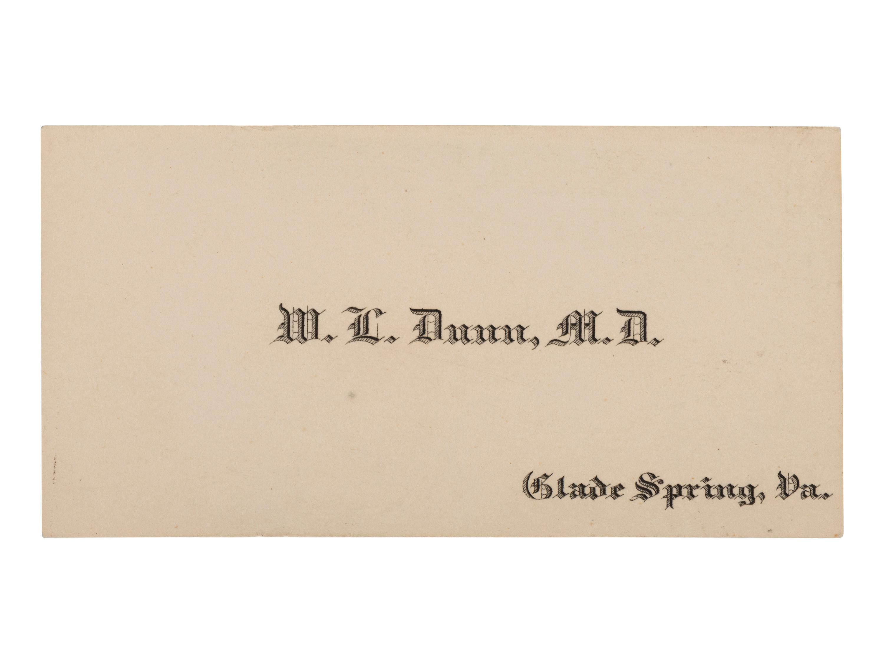 [MOSBY, JOHN S. (1833-1916)]. A group of 4 items related to John Mosby incl. photograph of captured general, Edwin H. Stoughton.
