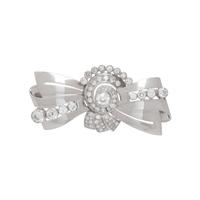 RETRO, PLATINUM AND DIAMOND BROOCH