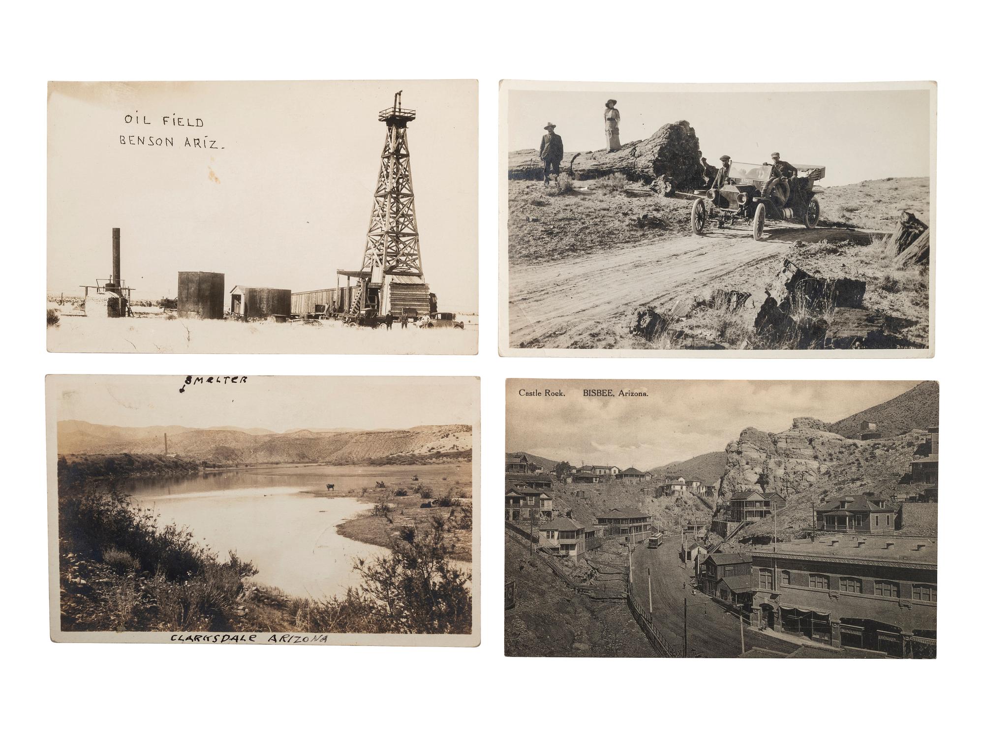 [WESTERN AMERICANA]. A group of 65 RPPCs & photographs of Arizona.
