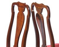 The Eddy Family Set of Six Queen Anne Walnut Compass-Seat Side Chairs