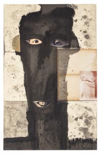 Untitled (Black and Gold Face)