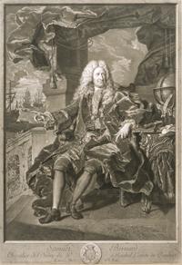 After Hyacinth Rigaud, (French, 1697-1739), Samual Bernard, chevalier de l'ordre de St. Michel, comte de Coubert **CONSIGNOR WILL BE MA