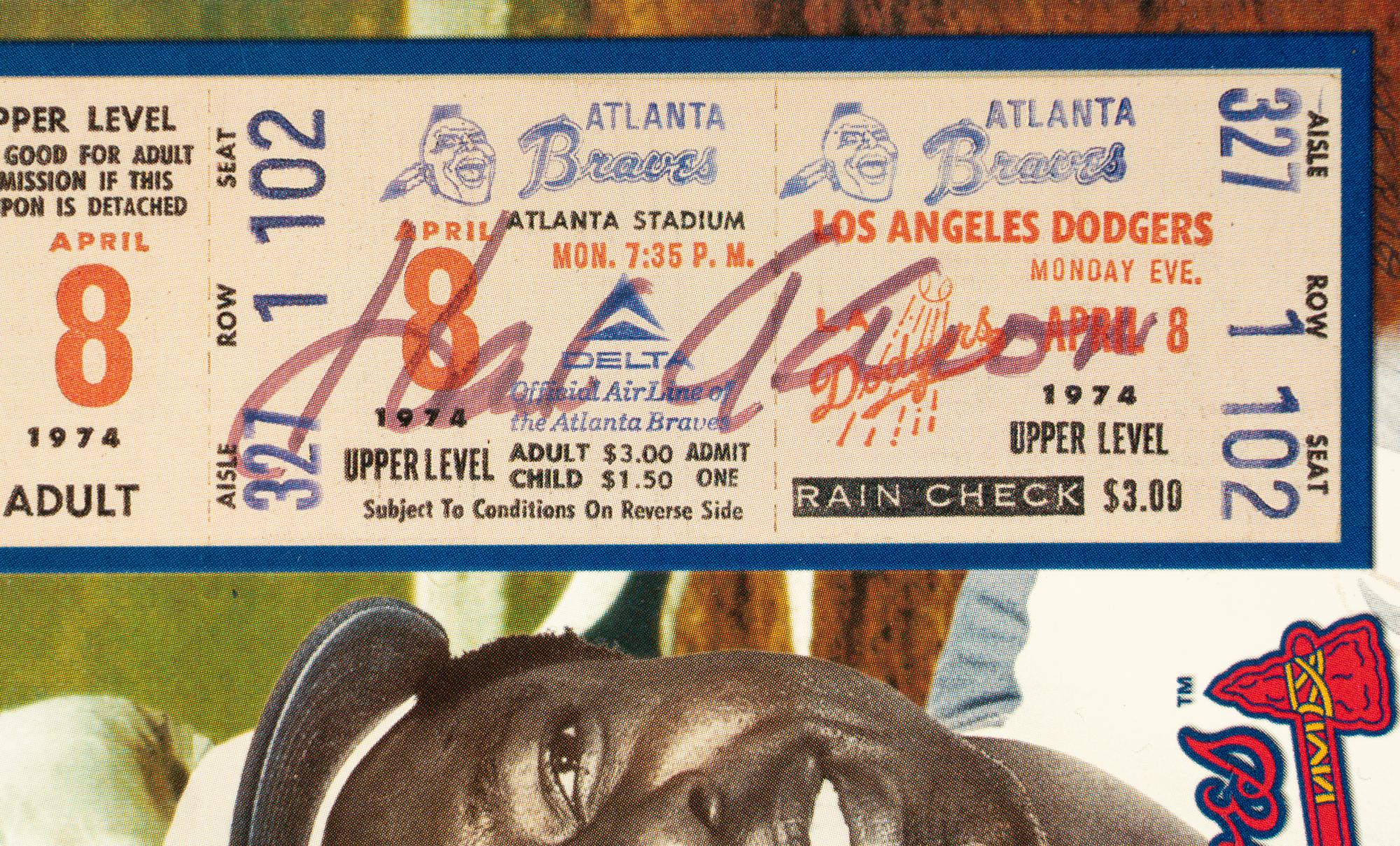 A Group of Hank Aaron 715 Home Run Anniversary Commemorative Items,