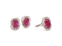 RUBY AND DIAMOND SET