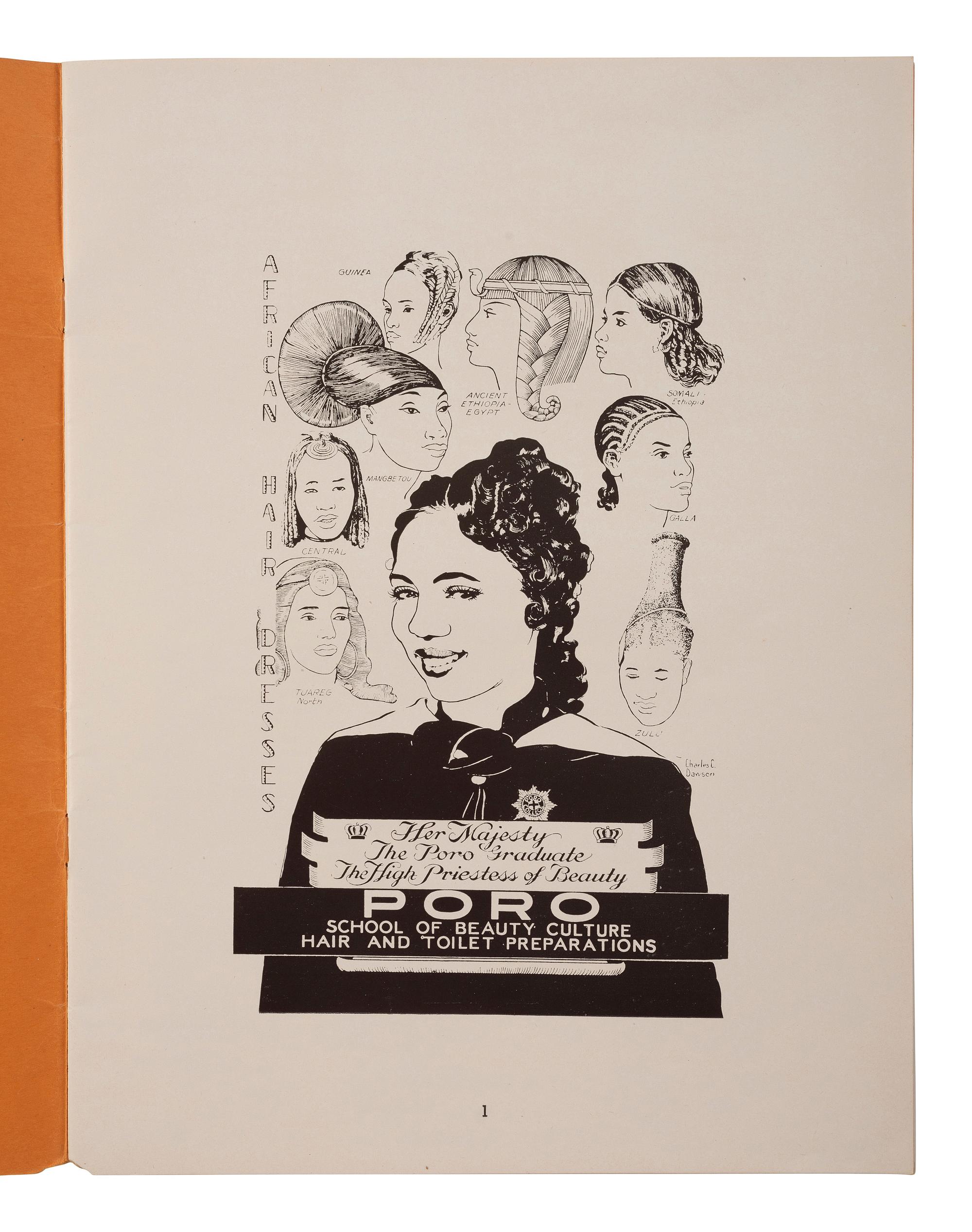 [EDUCATION - MALONE, ANNIE M. (1869-1957)]. 2 items related to Poro College, Chicago, IL.