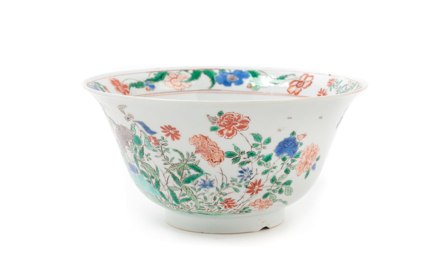 A Chinese Famille Verte Porcelain Bowl