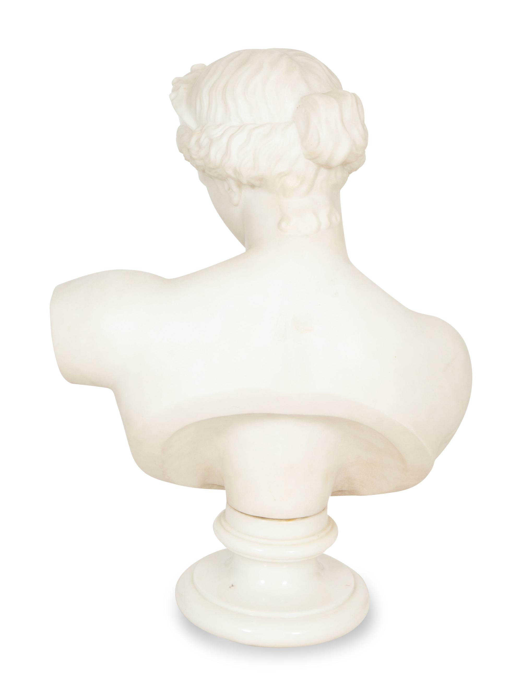 A Marble Bust of Venus of Capua
