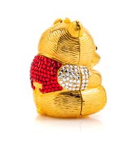 Judith Leiber Goldtone Bear Pill Box