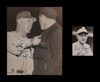 A Group of Frank Frisch Signed Autographs (Beckett Authentication Services)