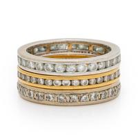 Three Diamond Eternity Bands