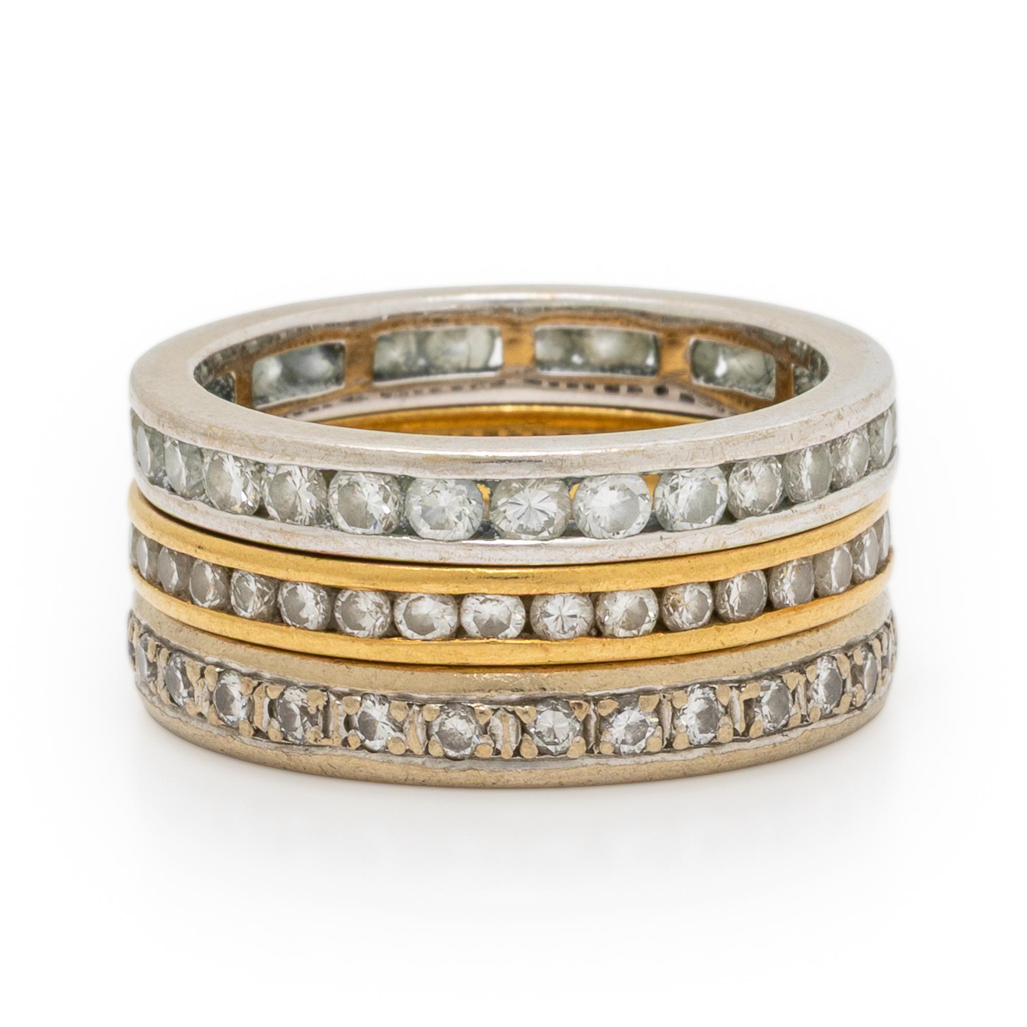 Three Diamond Eternity Bands
