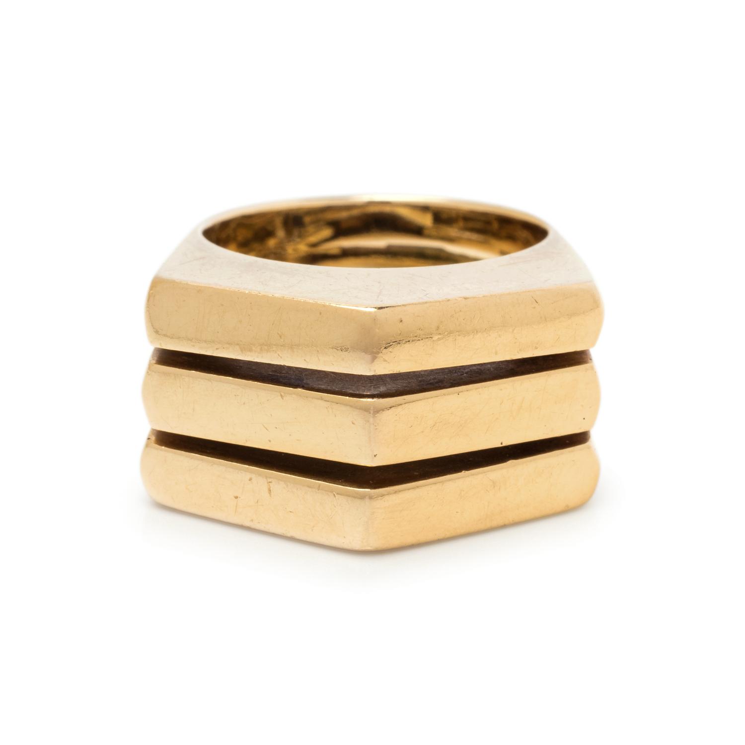 YELLOW GOLD RING