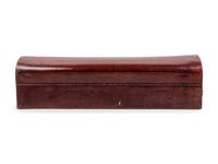 Two Chinese Leather Veneered Scroll Boxes