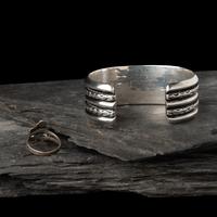 Navajo Cuff Bracelet AND Thunderbird Ring