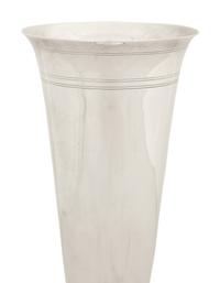 A Tiffany and Co. Silver Trumpet Vase