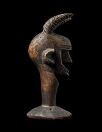 A Bamana Wood Anthropomorphic Mask